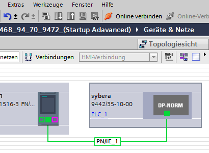 DC Manager Profinet PLC connection with TIA