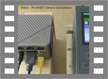 Video ProfiNET Device Simulation